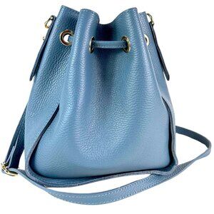 Women’s Handbag Designer Italian Leather – Yama Blue